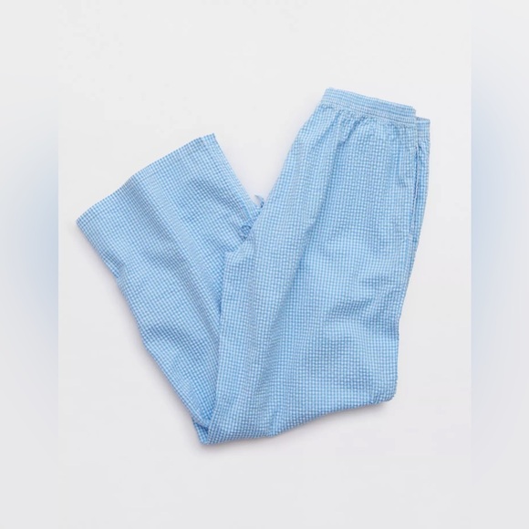 Aerie Off-Duty Seersucker Side Tie Trouser PJ - Picture 4 of 4